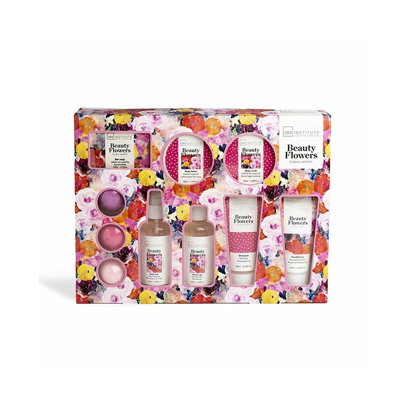 8436609392550IDC INSTITUTE Beauty Flowers Gift Set 10pcs _beautyfree.gr