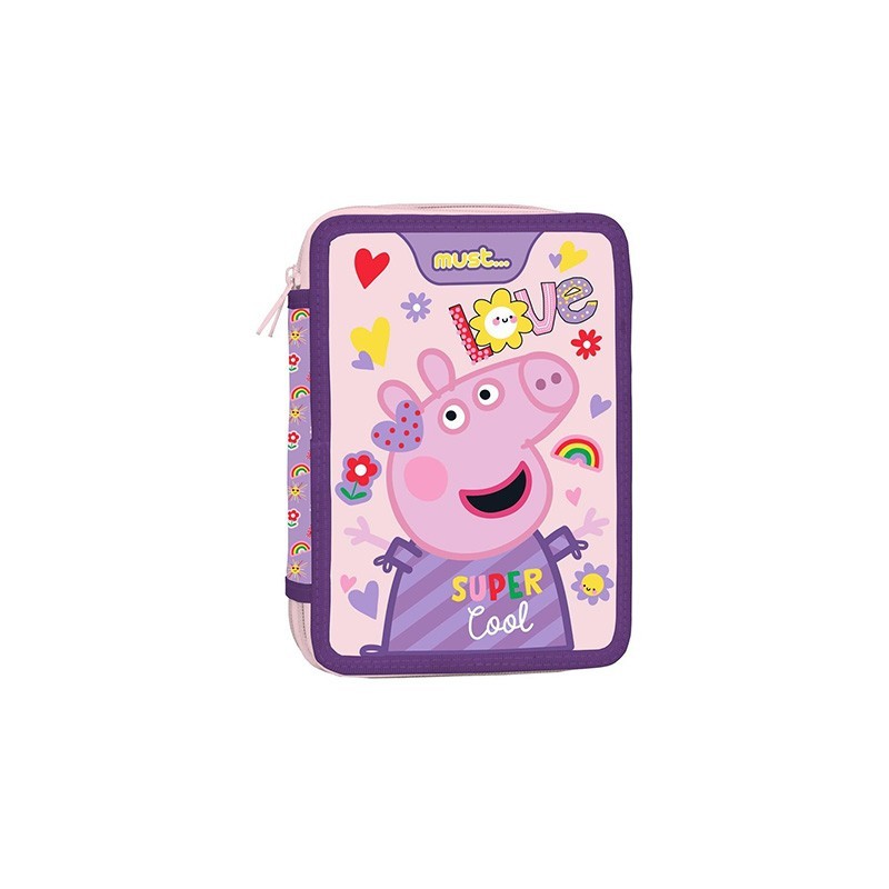 5205698671975PEPPA PIG Super Cool Κασετινα Διπλη Γεματη 15χ5χ21_beautyfree.gr