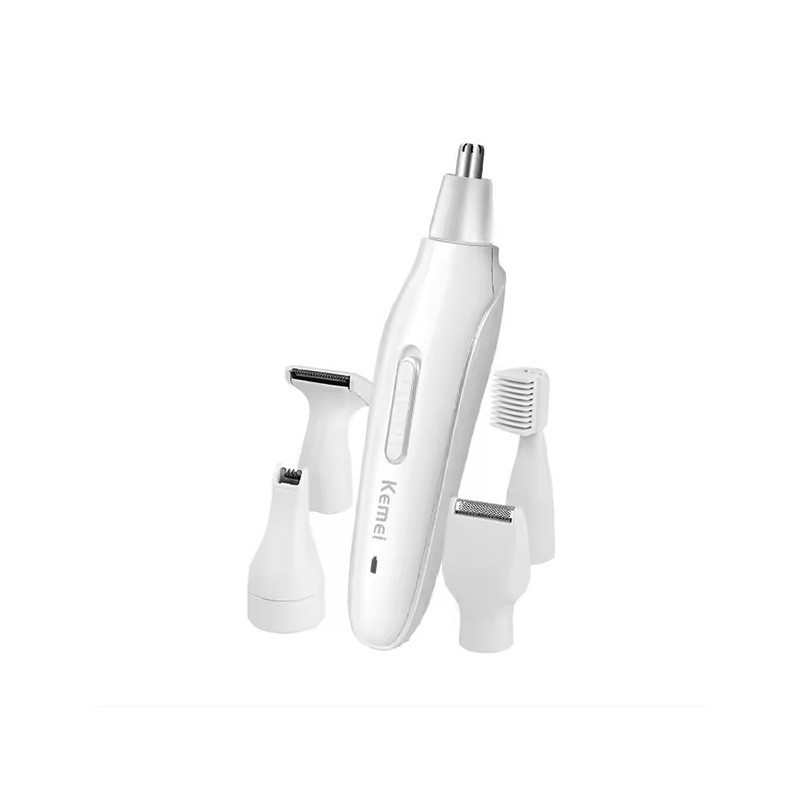 6955549366701KEMEI Trimmer Nose Hair Ear 5in1 (KM-6670)_beautyfree.gr