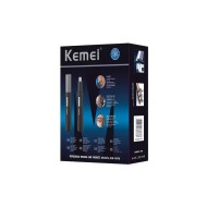 KEMEI Trimmer Nose Hair Ear 3in1 USB (KM-6668)