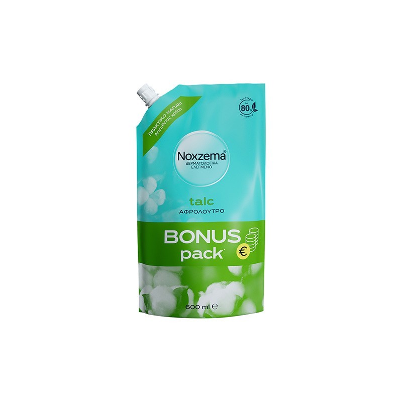 5201314182269NOXZEMA Αφρόλουτρο Talk Bonus Pack Refill 600ml_beautyfree.gr