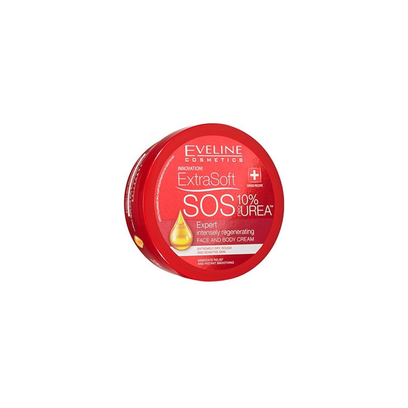 5901761965346EVELINE Extra Soft Sos 10% Urea Face And Body Cream 175ml_beautyfree.gr