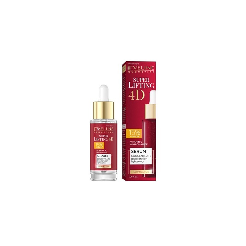 5903416066293EVELINE Serum Super Lifting 4d Vitamin C & Niacinamide 15% Complex 30 Ml_beautyfree.gr