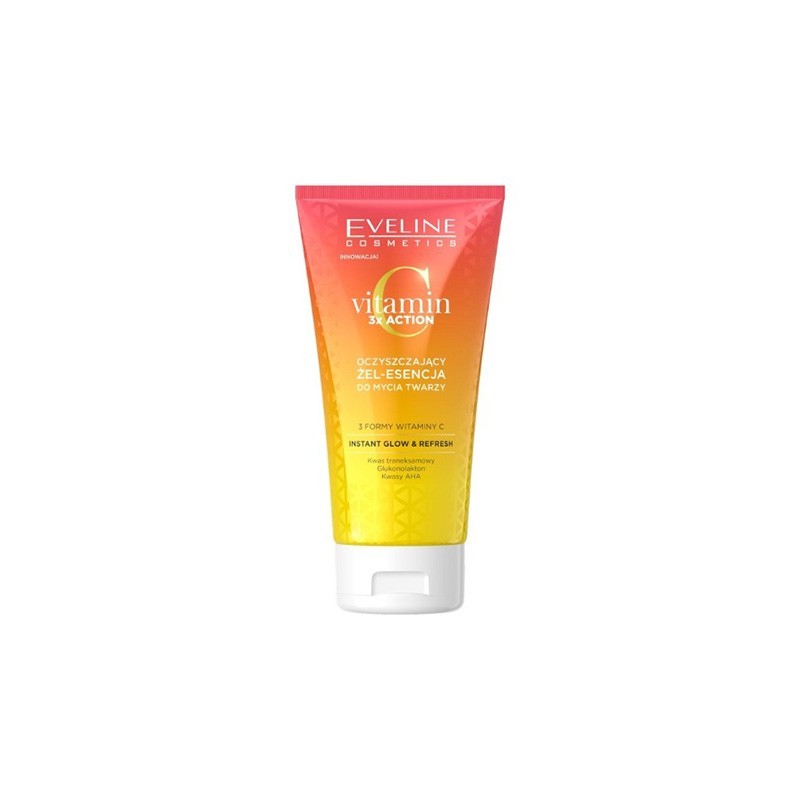 5903416053408EVELINE Cleansing Gel Vitamin C Essence Face Wash Instant Glow & Refresh 150ml_beautyfree.gr