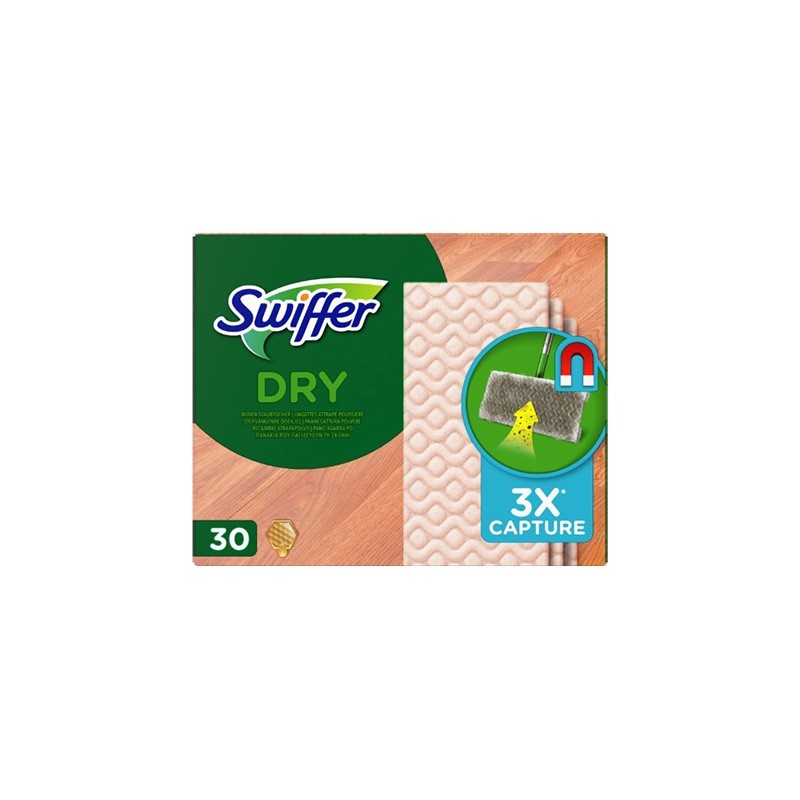 8006540791851SWIFFER Floor Cleaning Wipes Refills Dry Wood Dust 30pcs_beautyfree.gr