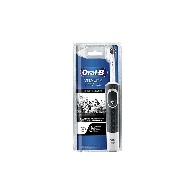 4210201391630Oral B Ηλεκτρική Οδοντόβουρτσα Vitality 100 Pure Clean Charcoal Black_beautyfree.gr