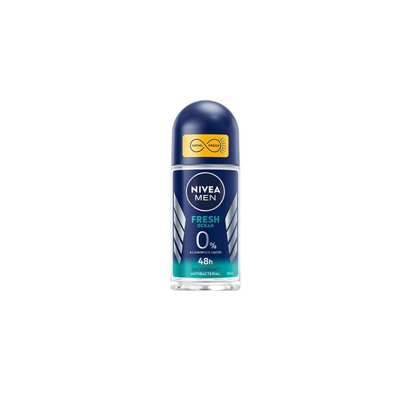 4005900639219NIVEA Deo Roll-on Men Fresh Ocean 0% Aluminium 50ml_beautyfree.gr