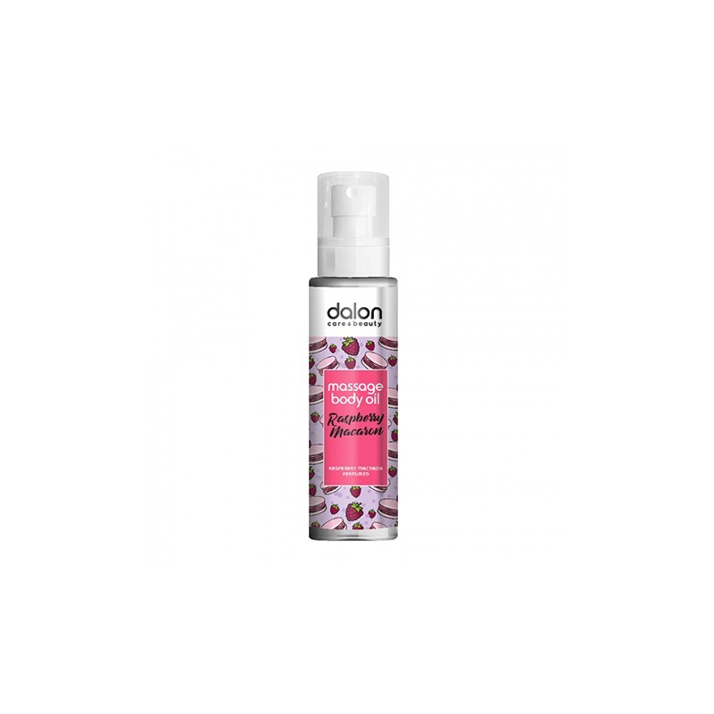 5203226403463DALON Massage Body Oil Rasberry Macaron 200ml_beautyfree.gr