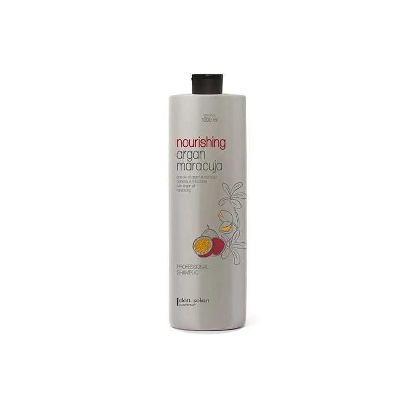 8004347130606DOTT SOLARI Shampoo Nourishing Arga & Maracuja Θρέψης 1000ml_beautyfree.gr