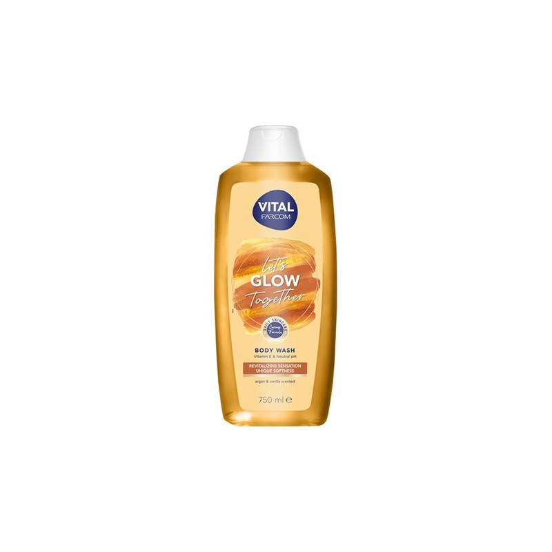 5202663113768FARCOM VITAL Αφρόλουτρο Glow 750ml_beautyfree.gr