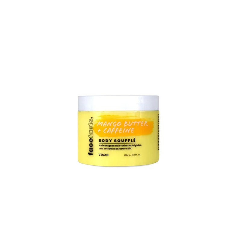 5031413931259FACE FACTS Body Souffle Moisturiser Mango Butter & Caffeine 300ml_beautyfree.gr