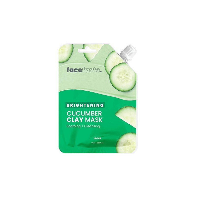 5031413918601FACE FACTS Clay Mask Cucumber 60ml_beautyfree.gr