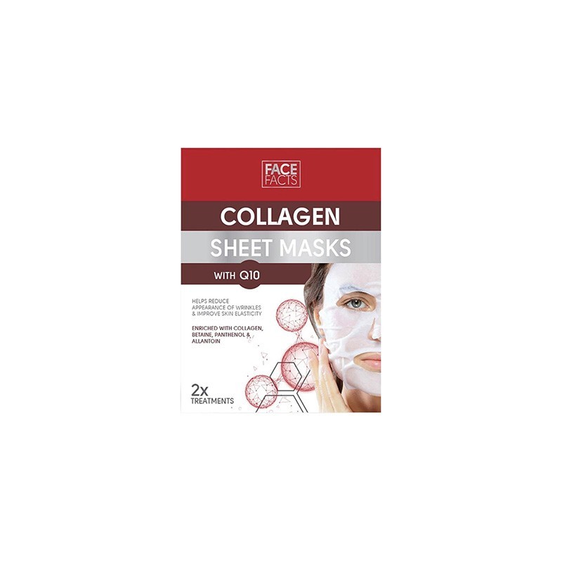 5031413919820FACE FACTS Collagen & Q10 Sheet Mask 2pcs_beautyfree.gr