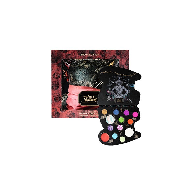 5057566835893REVOLUTION Alice in Wonderland Mad Hatter Face Palette 13clrs_beautyfree.gr