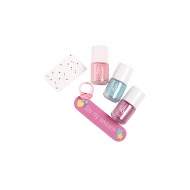 EAU MY UNICORN Nail Kit νεσεσέρ με 3 βερνίκια, λίμα, δακτυλίδι & αυτοκόλλητα νυχιών