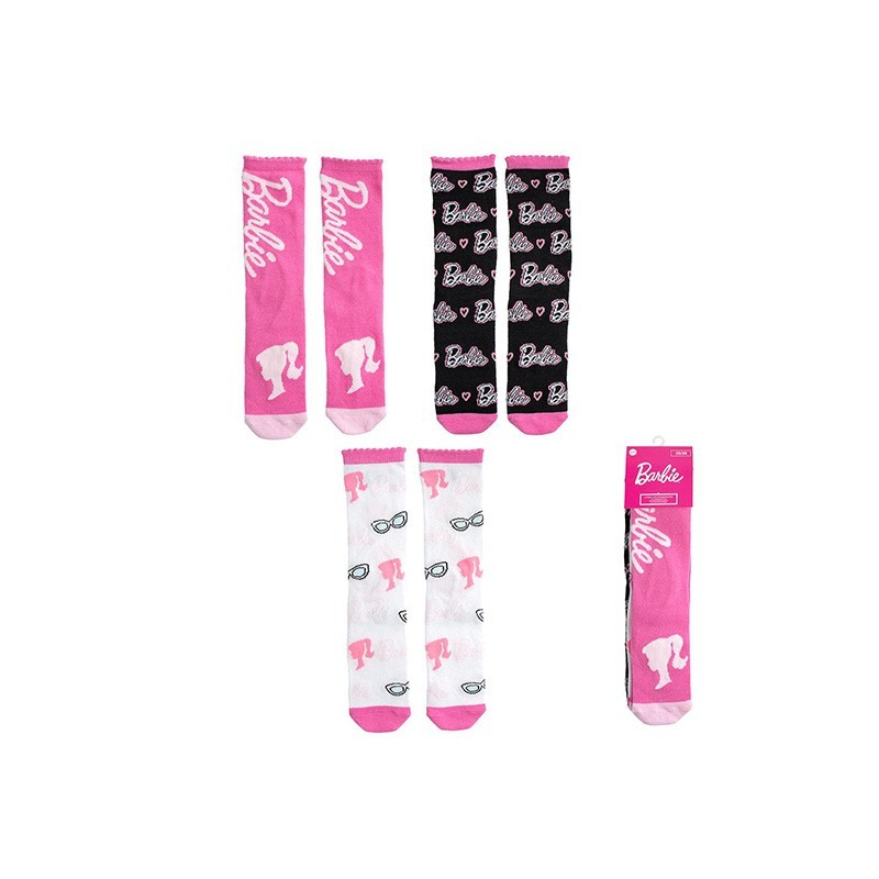 8445484461589BARBIE Κάλτσες Pack 3τμχ Multicolor No 35/38_beautyfree.gr