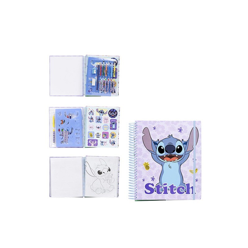 8445484304435DISNEY Stitch Δημιουργικό Set Γραφικής Ύλης_beautyfree.gr