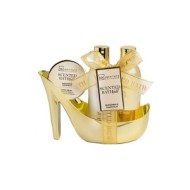 IDC Institute Set Bath Gold Mini Heel Set 3pcs