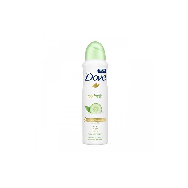 8720181347115DOVE Deo Spray Go Fresh Cucumber Scent 0% Alcohol 200ml_beautyfree.gr