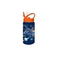 MUST Ανοξείδωτο Παγούρι Με Καλαμάκι Aviation Order 7x19,5 500ml