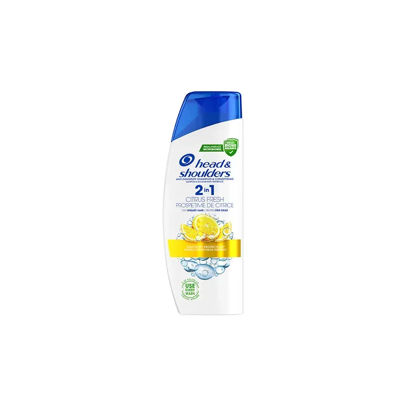 8700216319775HEAD & SHOULDERS Σαμπουάν 2 in 1 Citrus Fresh 330ml_beautyfree.gr