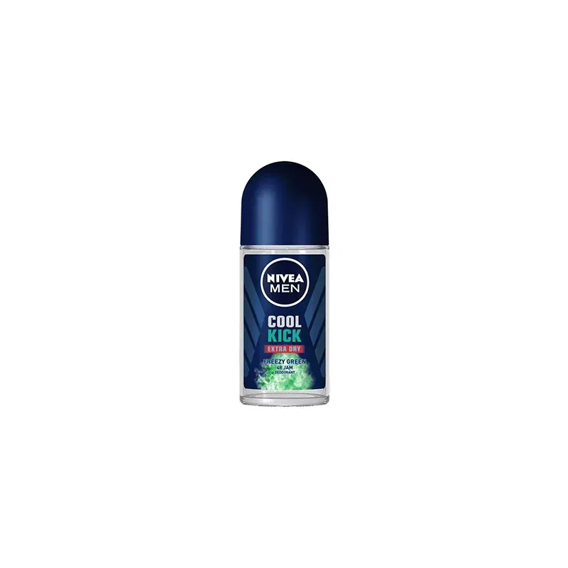 8999777016784NIVEA Men Deo Roll-on Cool Kick Freezy Green 50ml_beautyfree.gr