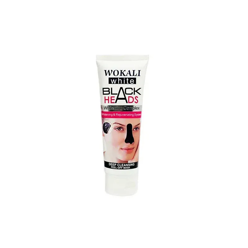 6928001834414WOKALI White Black Peel off Nose Mask 130ml_beautyfree.gr