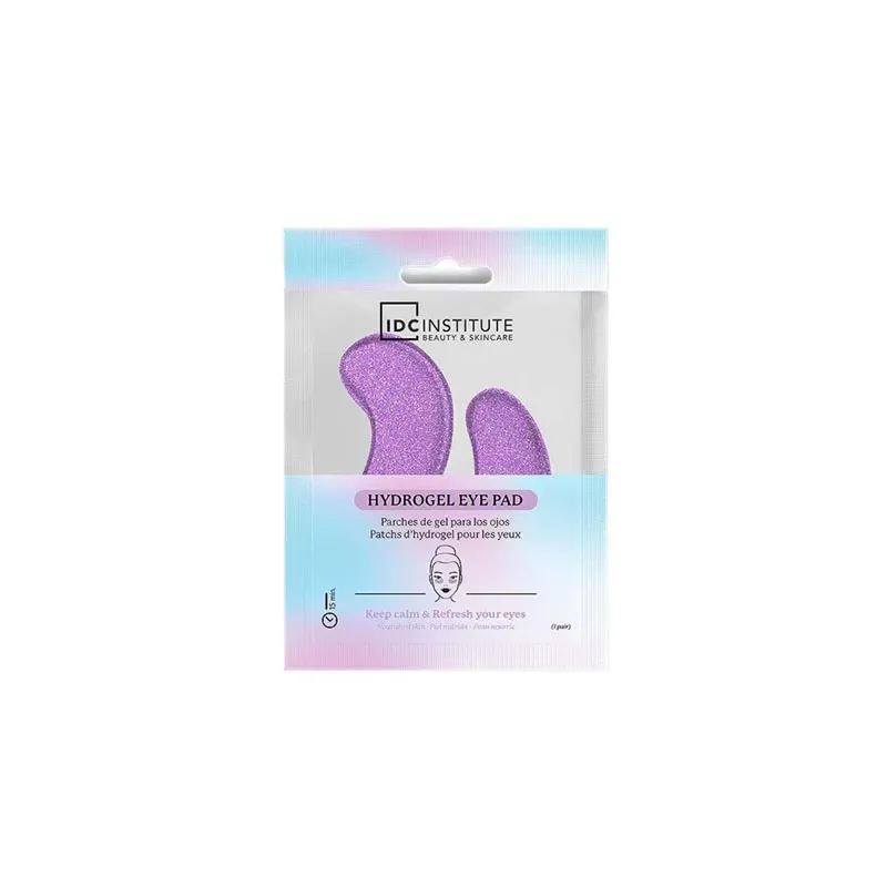 8436609394370IDC INSTITUTE Glitter Eye Pads Purple _beautyfree.gr