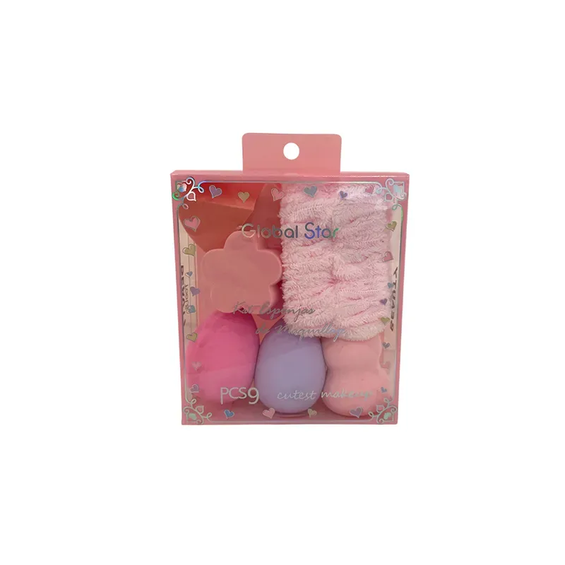 6973578918050GLOBAL STAR Make up Sponge με Περικάρπια Set 9τμχ_beautyfree.gr