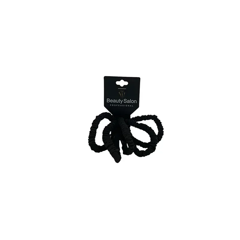 5207440007155BEAUTY SALON Λαστιχάκια Μαλλιών Μαύρα scrunchie Σετ 5τμχ_beautyfree.gr