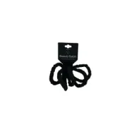 5207440007155BEAUTY SALON Λαστιχάκια Μαλλιών Μαύρα scrunchie Σετ 5τμχ_beautyfree.gr