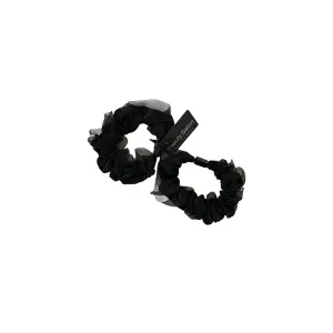 5207440007186BEAUTY SALON Λαστιχάκια Μαλλιών Μαύρα scrunchie Τούλι Σετ 2τμχ_beautyfree.gr