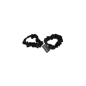 5207440007193BEAUTY SALON Λαστιχάκια Μαλλιών Μαύρα scrunchie Στρασάκι Σετ 2τμχ_beautyfree.gr