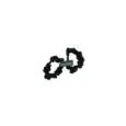 5207440007216BEAUTY SALON Λαστιχάκια Μαλλιών Μαύρα scrunchie Σετ 2τμχ_beautyfree.gr