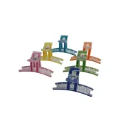 5207134067229RO-RO Κλάμερ Μαλλιών Χρώμα Διάφανο 8.5cm_beautyfree.gr