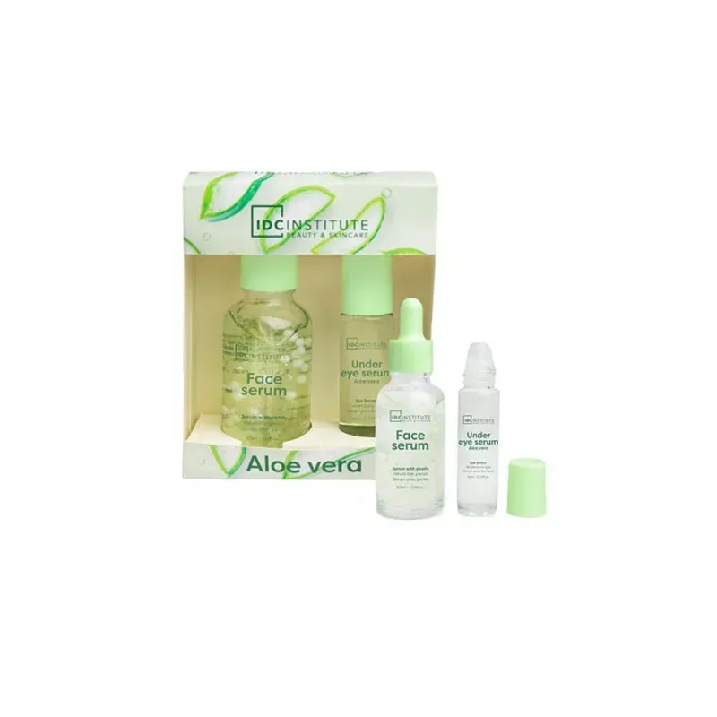8436616357153IDC INSTITUTE Aloe Vera Shinning Duo Set _beautyfree.gr