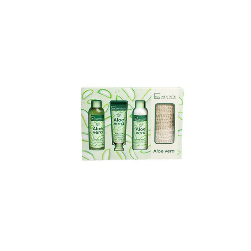8436616357191IDC INSTITUTE Aloe Vera Gift Set 4Pcs _beautyfree.gr