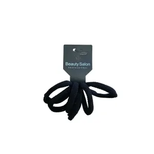 5207440006318BEAUTY SALON Λάστιχακια Μαλλιών Μαύρα Σετ 6τμχ_beautyfree.gr