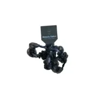 5207440006486BEAUTY SALON Λαστιχάκια Μαλλιών scrunchie Μαύρο Τούλι Σετ 3τμχ_beautyfree.gr