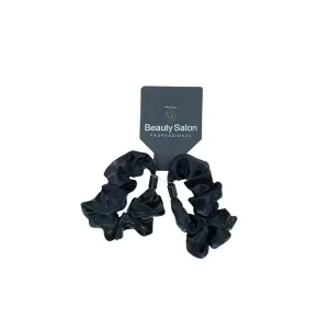 5207440006493BEAUTY SALON Λαστιχάκια Μαλλιών scrunchie Μαύρο Τούλι Σετ 2τμχ_beautyfree.gr