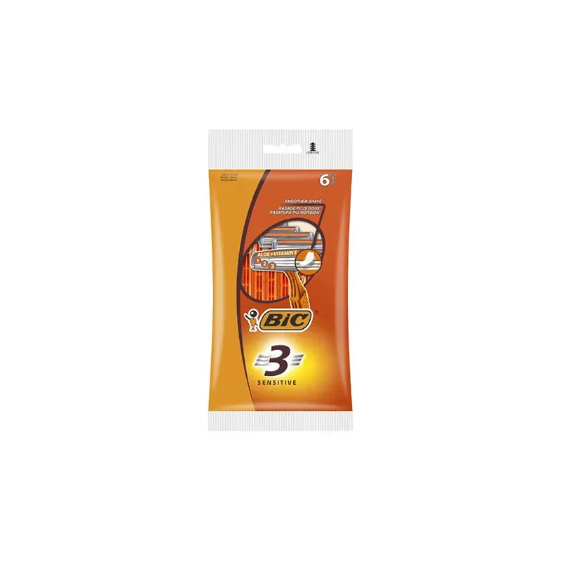 3086123774391BIC Ξυραφάκια Sensitive 3 Λεπίδων 6τμχ_beautyfree.gr 3086123774391BIC Ξυραφάκια Sensitive 3 Λεπίδων 6τμχ_beautyfree.gr