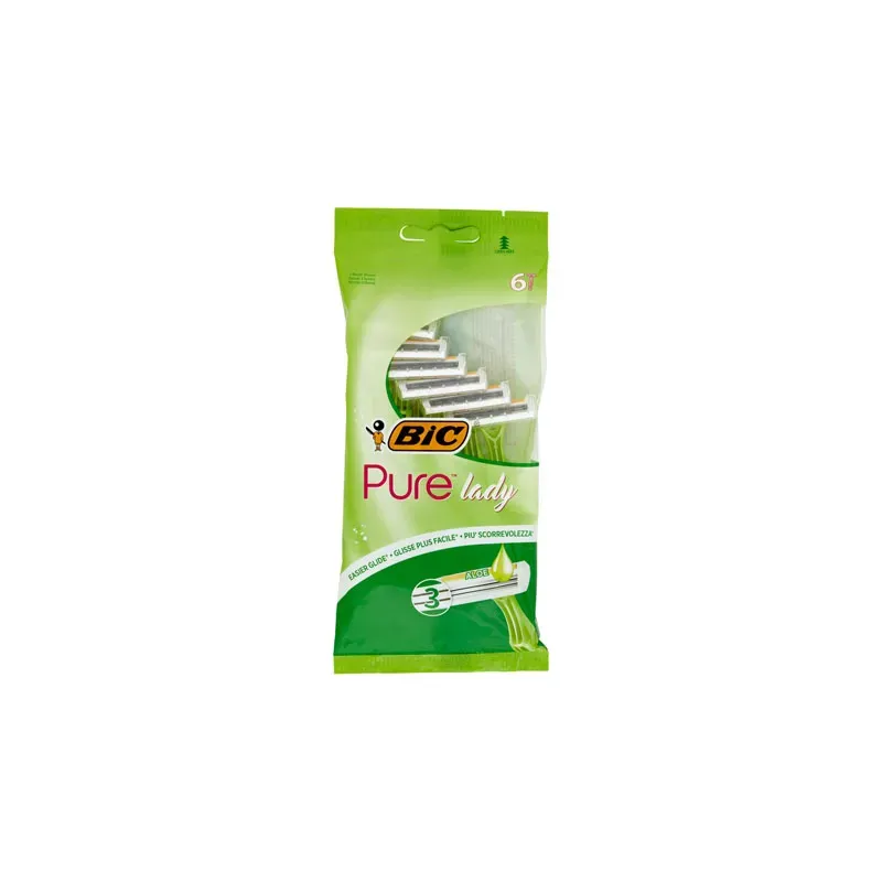 3086123711501BIC Ξυραφάκια Pure Lade 3 Λεπίδων Aloe 6τμχ_beautyfree.gr