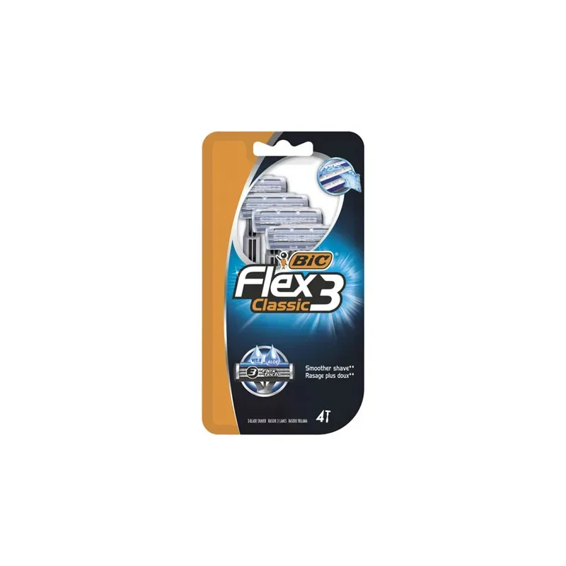 3086123774414BIC Ξυραφάκια Flex Classic 3 4τεμ_beautyfree.gr