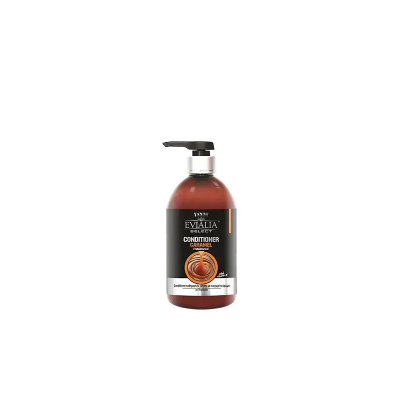 5204026994052EVIALIA Conditioner Caramel με Αντλία 500ml_beautyfree.gr