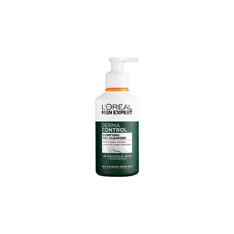 3600524202620LOREAL Men Expert Derma Control Purifying Gel Cleanser 260ml_beautyfree.gr