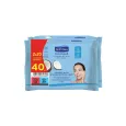 SEPTONA Dermasoft Daily Clean Wipes Προσώπου & Ματιών Coconut Water 2x20τμχ