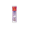 SEPTONA Dermasoft Cotton Pads Δίσκοι Ντεμακιγιάζ Διπλής Όψης XL 120τμχ