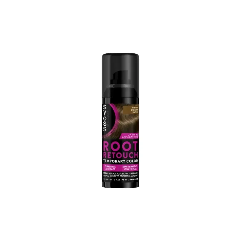 8410436482769SYOSS Root Retouch Temporary Color Καστανό 120ml_beautyfree.gr