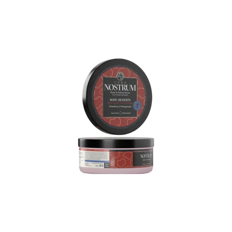 5205851320245CURA NOSTRUM BODY MILK SHAKE STRAWBERRY 500ml_beautyfree.gr
