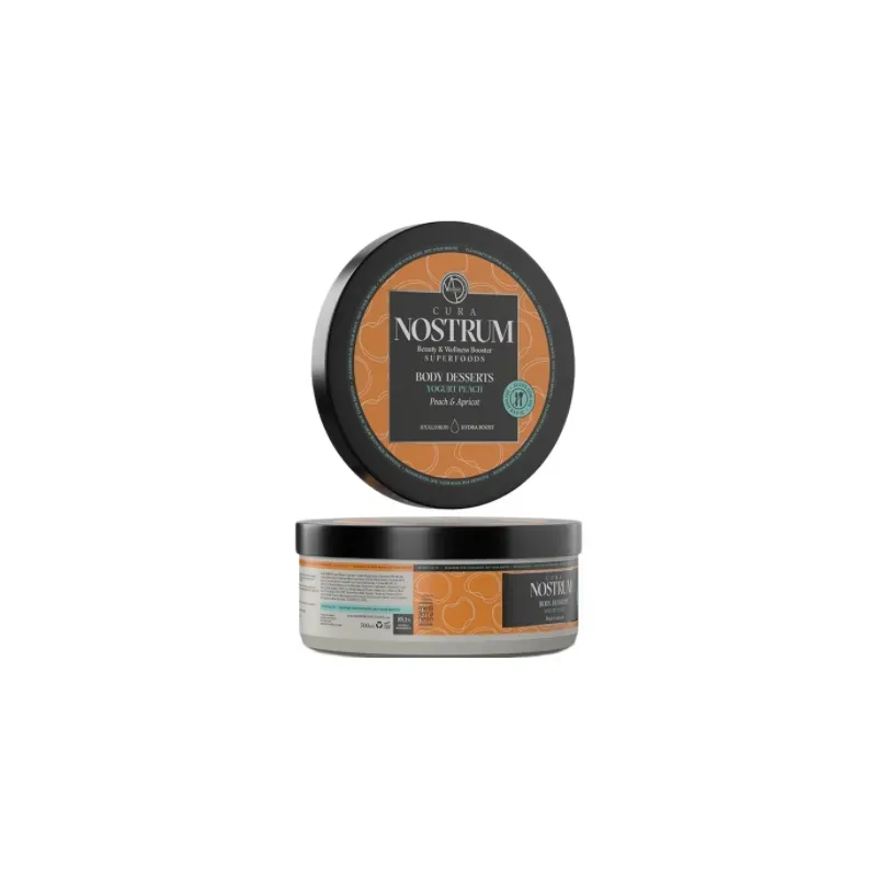 5205851320269CURA NOSTRUM BODY YOGURT PEACH 500ml_beautyfree.gr
